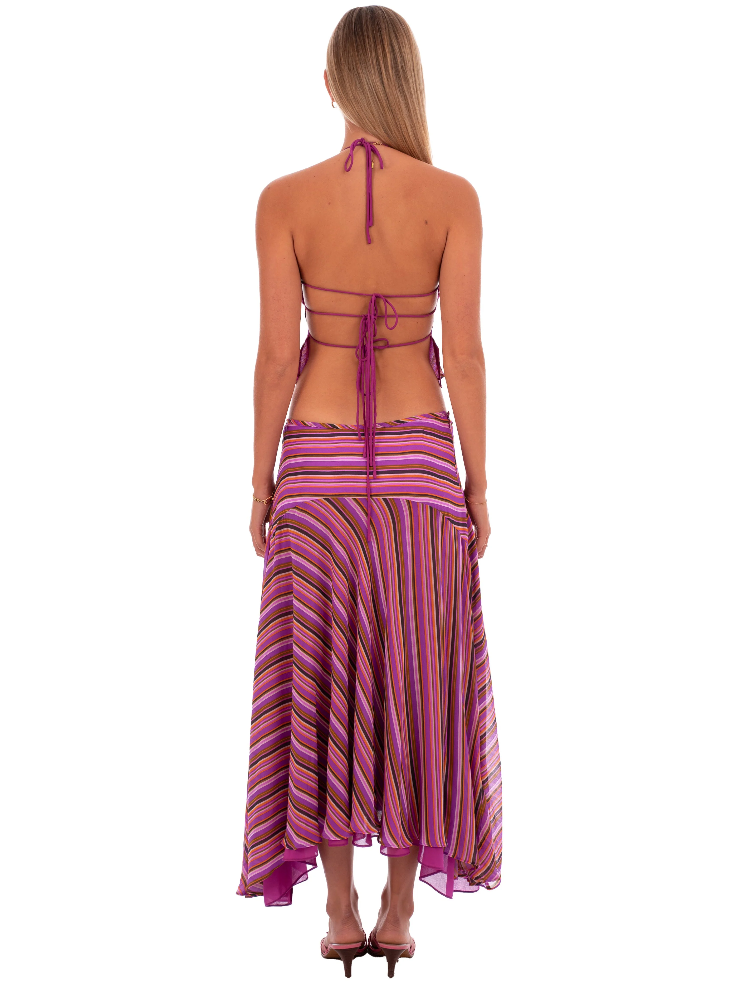Heidi Midi Skirt | Plum - Image 4