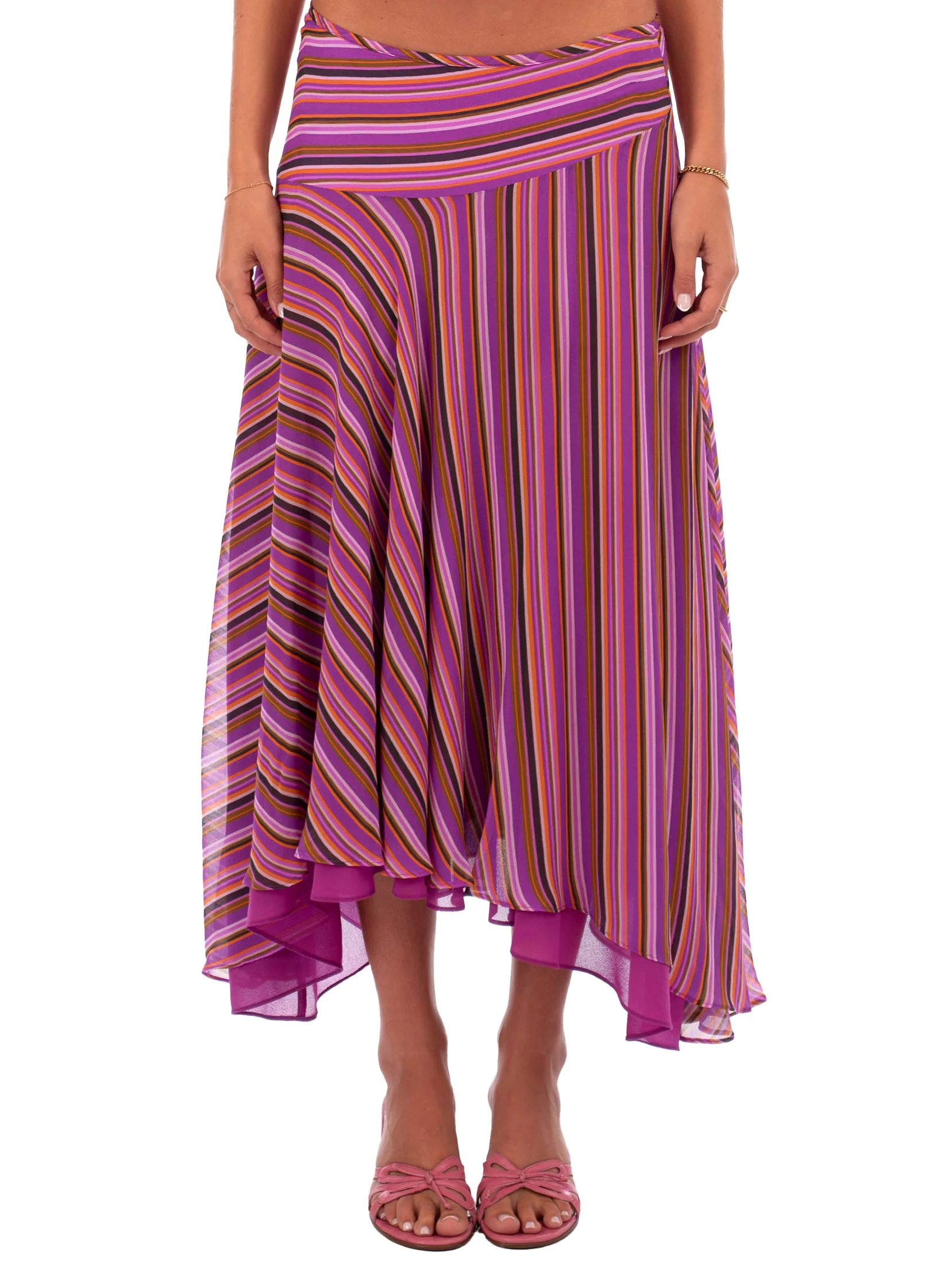 Heidi Midi Skirt | Plum - Image 6