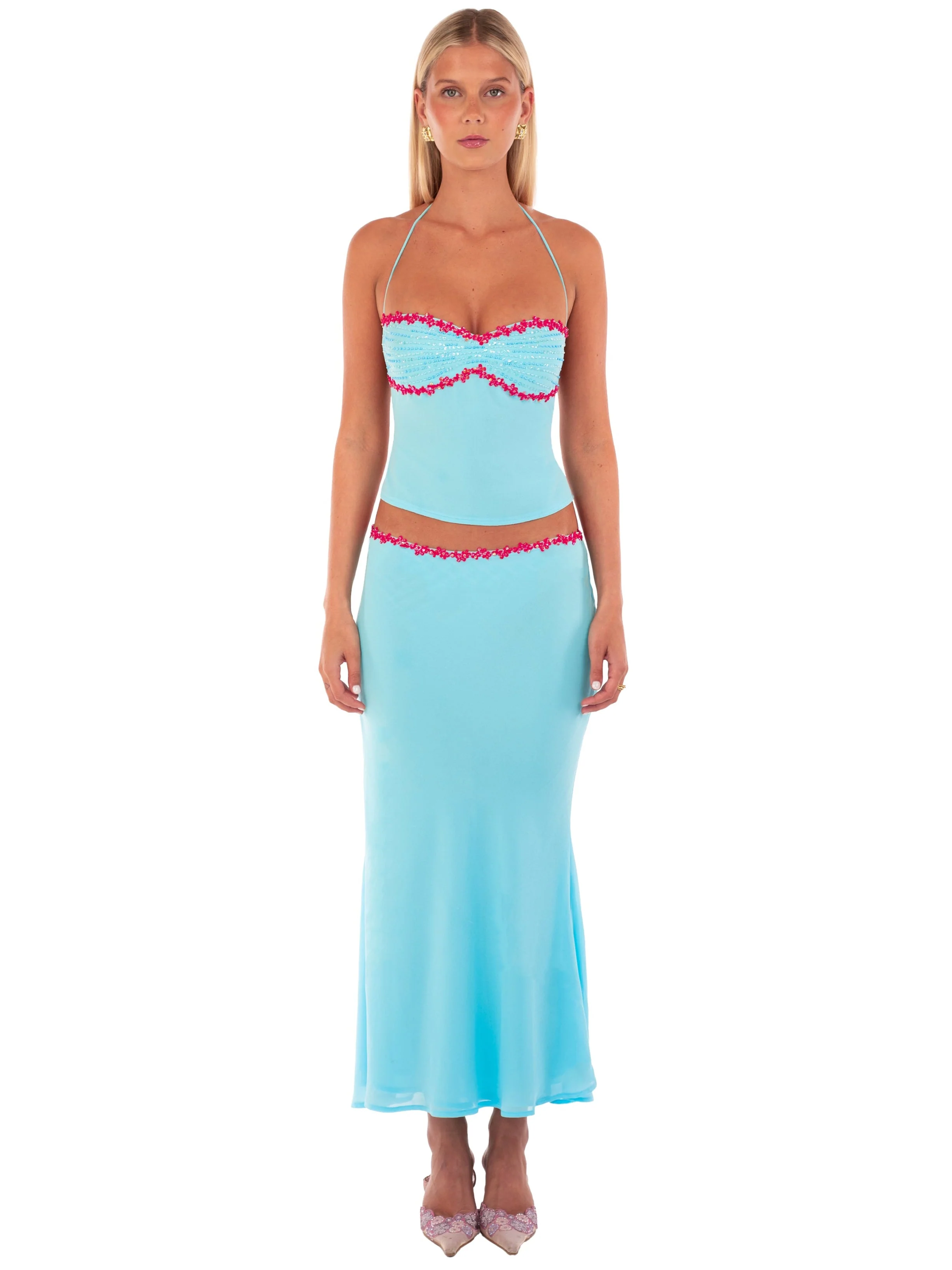Jemima Midi Skirt | Sapphire